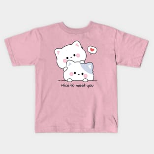 Mizu & Kawa-Nice to Meet U Kids T-Shirt